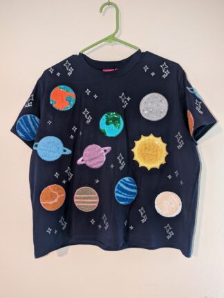 Queen of Sparkles Planets Tee